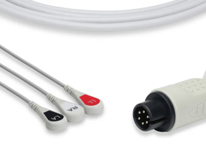 CABLE ECG CONEXION DIRECTA TIPO BOTÓN 3DEV