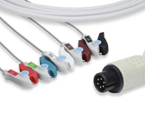 CABLE ECG CONEXION DIRECTA TIPO PINZA 5DEV