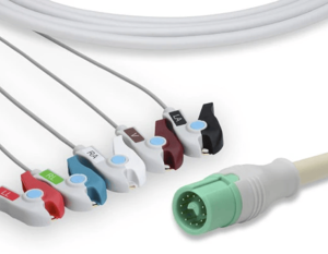 CABLE ECG CONEXION DIRECTA TIPO PINZA 5DEV