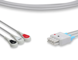 CABLE CONDUCTOR ECG TIPO BOTÓN 3DEV